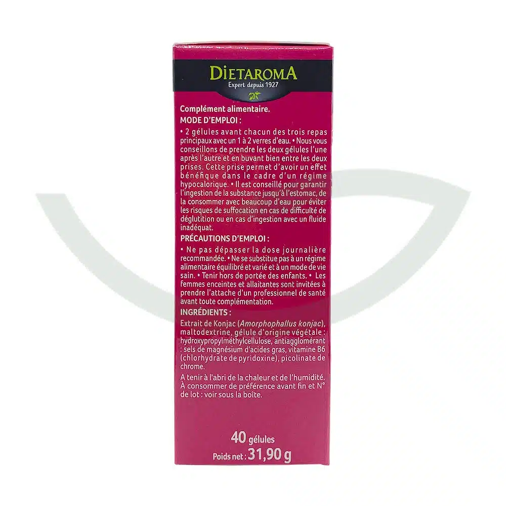 Capligne konjac chrome – 40 gélules – Dietaroma – Image 3